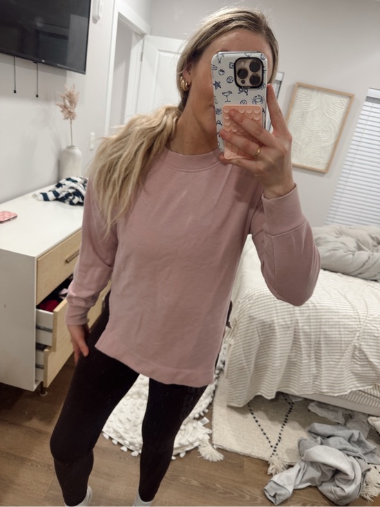 GAP Tops - GAP pink long sleeve XS